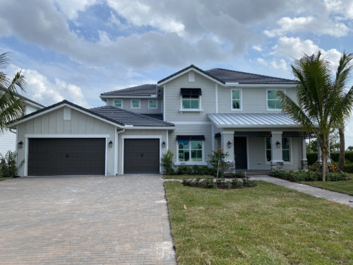 Photo of a new construction two story home in Loxahatchee Florida