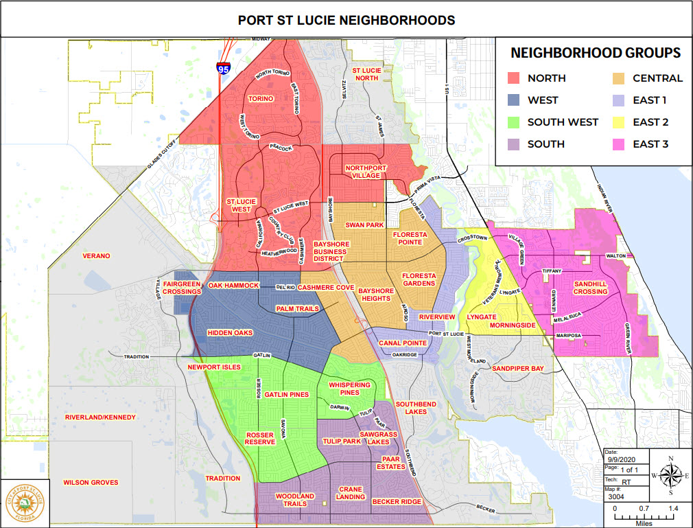 map of port st lucie neighborhoods NICE